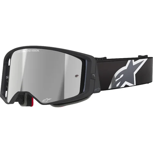 Okuliare SUPERTECH CORP ALPINESTARS 5100325-1513-OS (čierna/sivá, zrkadlové strieborné plexisklo)