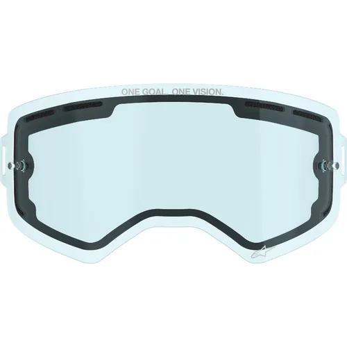 Plexi na okuliare SUPERTECH ALPINESTARS 9100425-70-OS (dvojité antifog modré)