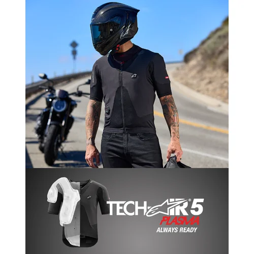 Airbagová vesta TECH-AIR®5 PLASMA systém (čierna, veľkosť M) /ALPINESTARS/ - obr. 16