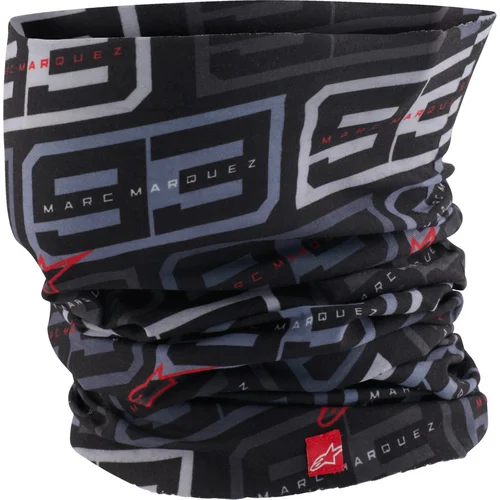 Čierna/biela/sivá/červená) 2027 ALPINESTARS 4759919-1528-OS nákrčník MM93 kolekcia