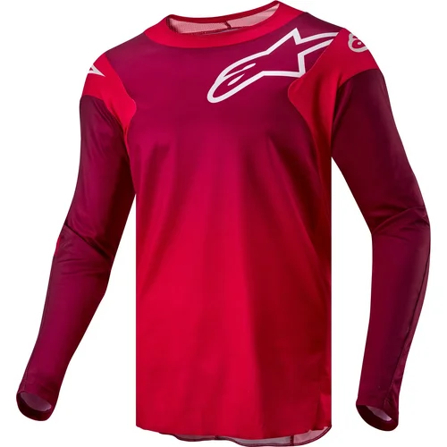 Dres RACER HOEN, ALPINESTARS (červená/karmínová, veľkosť 2XL)