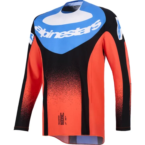 Oranžová/čierna/modrá ALPINESTARS 3760926-4004-M dres TECHSTAR KNIF, veľkosť M)