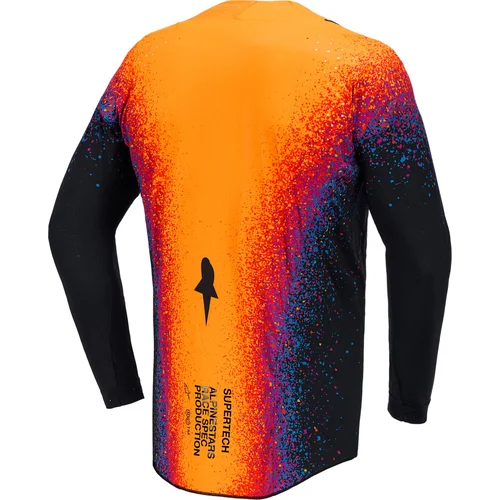 Čierna/multicolor dres SUPERTECH limitovaná edícia BLACK HOLE, veľkosť M) /ALPINESTARS/ - obr. 1