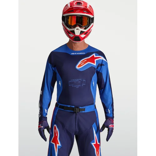 Dres RACER HUNT, (modrá/tmavomodrá/červená, veľkosť M) /ALPINESTARS/ - obr. 5