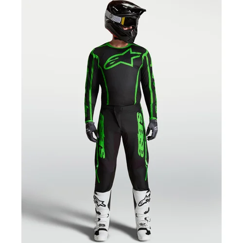 Čierna/zelená fluo dres FLUID APEX V2, veľkosť L) /ALPINESTARS/ - obr. 5