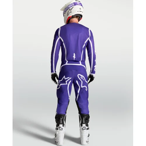 Dres FLUID APEX V2, (tmavomodrá/biela, veľkosť L) /ALPINESTARS/ - obr. 8