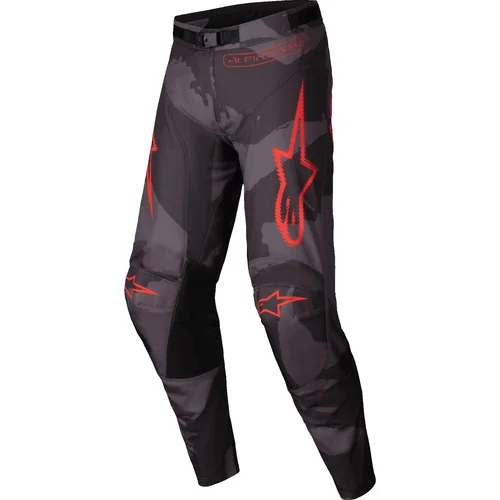 Nohavice RACER HOLLOW ALPINESTARS 3720925-9188-32 (sivá camo/oranžová fluo, veľkosť 32)