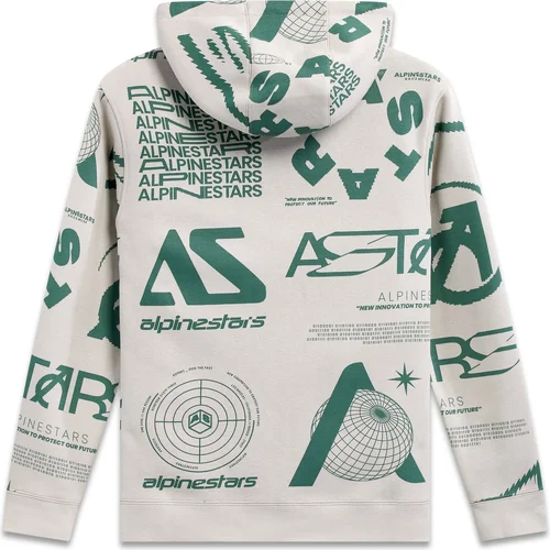 Mikina determinant hoodie (biela offwhite, veľkosť M) /ALPINESTARS/ - obr. 1
