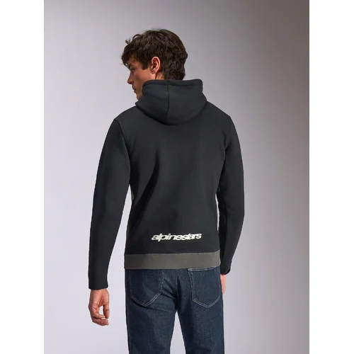 Mikina PARALLEL HOODIE (čierna/sivá, veľkosť 2XL) /ALPINESTARS/ - obr. 5