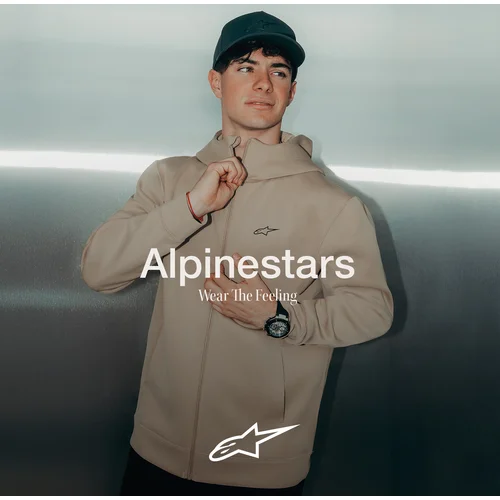 Mikina CYPHER HOODIE (piesková, veľkosť M) /ALPINESTARS/ - obr. 2