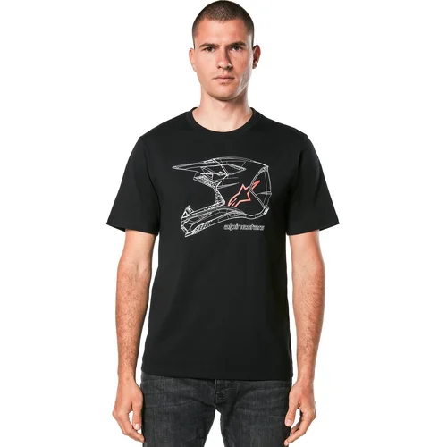 Tričko MX HELMET CSF (čierna, veľkosť S) /ALPINESTARS/ - obr. 1