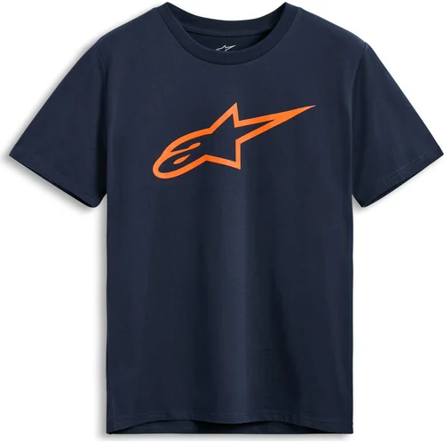 Tričko AGELESS 2.0 CSF ALPINESTARS 1214-73102-7032-M (modrá/oranžová, veľkosť M)
