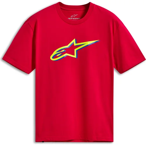 Tričko ageless shadow CSF ALPINESTARS 1214-73104-3050-S (červená/žltá fluo, veľkosť S)