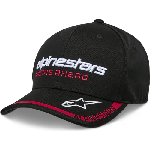 Šiltovka IDENT ALPINESTARS 1235-81410-1030-S/M (čierna/červená, veľkosť S/M)