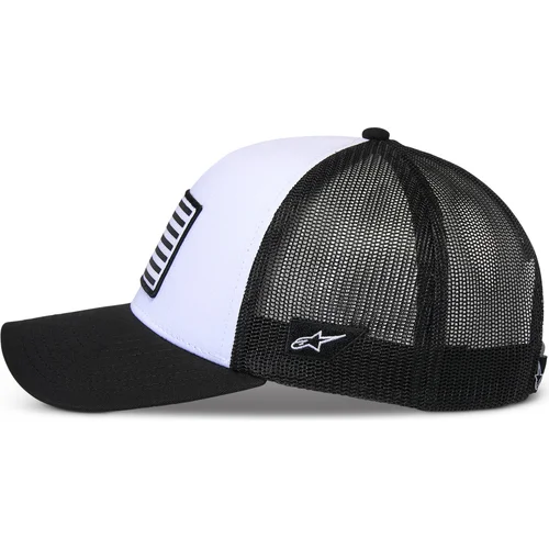 Biela/čierna) šiltovka FLAG SNAP HAT /ALPINESTARS/ - obr. 1