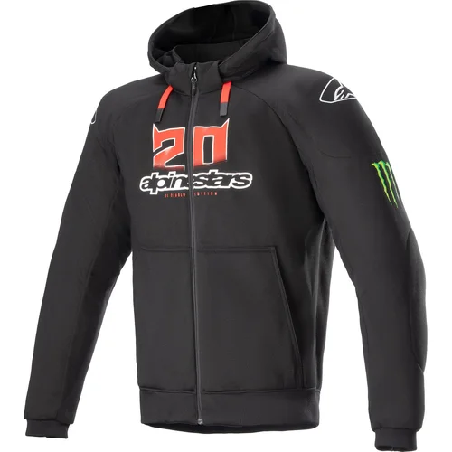 Bunda CHROME IGNITION MONSTER FQ20 kolekcia ALPINESTARS 4201623-1225-S (čierna/červená/biela/zelená, veľkosť S)