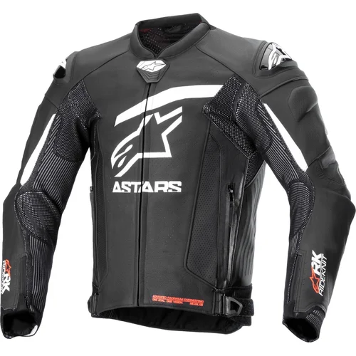 Bunda GP plus R 4 rideknit ALPINESTARS 3100324-12-52 (čierna/biela, veľkosť 52)