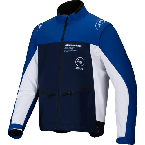 Bunda lite-dura softshell ALPINESTARS 3700225-7174-L (modrá/biela, veľkosť L)