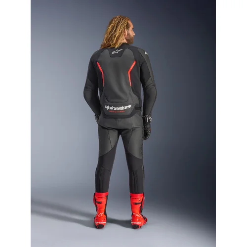 Bunda GP FORCE V2 (čierna/červená fluo/biela, veľkosť 52) /ALPINESTARS/ - obr. 6
