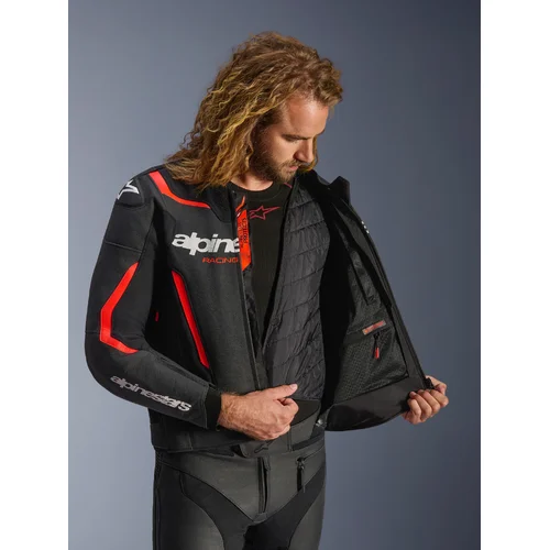 Bunda GP FORCE V2 (čierna/červená fluo/biela, veľkosť 56) /ALPINESTARS/ - obr. 10