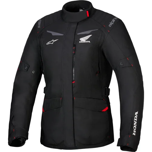 Bunda STELLA ST-1 WATERPROOF HONDA kolekcia ALPINESTARS 3211125-10-M dámska, (čierna/červená, veľkosť M)