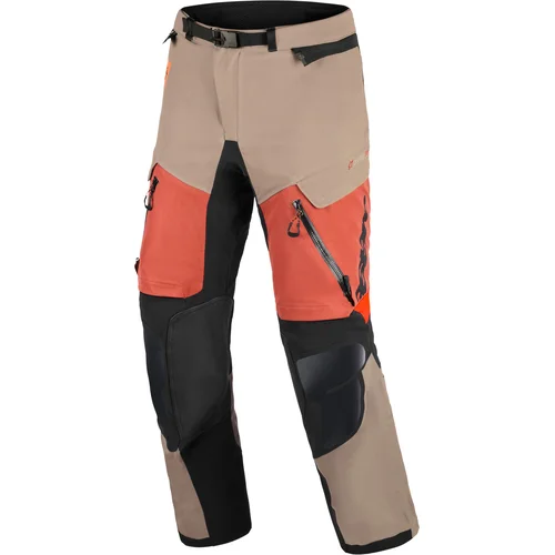 Nohavice HAROK PRO DRYSTAR XF ALPINESTARS 3220426-9279-XXL (svetlohnedá/tmavooranžová/čierna, veľkosť 2XL)