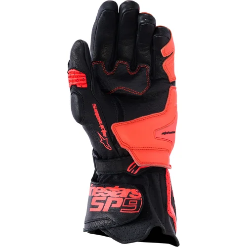 Rukavice SP-9 (čierna/červená fluo, veľkosť 2XL) /ALPINESTARS/ - obr. 1