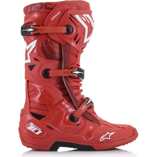 Topánky TECH 10 2010020-30-9 (červená, veľkosť 43) /ALPINESTARS/ - obr. 1