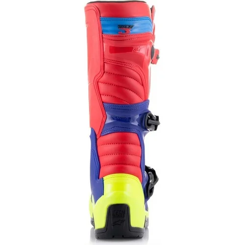 Topánky TECH 3 (červená/modrá/žltá fluo/čierna, veľkosť 38) /ALPINESTARS/ - obr. 3
