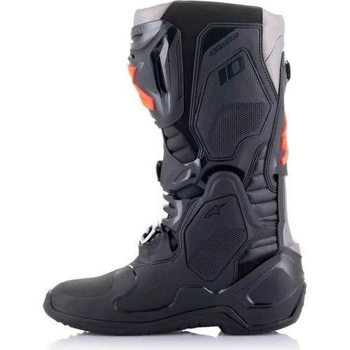 Topánky TECH 10 (čierna/červená fluo/sivá, veľkosť 42) /ALPINESTARS/ - obr. 4