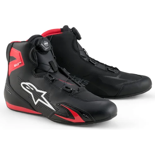 Topánky CELER ALPINESTARS 2510126-1303-8,5 (čierna/červená/biela, veľkosť 41)