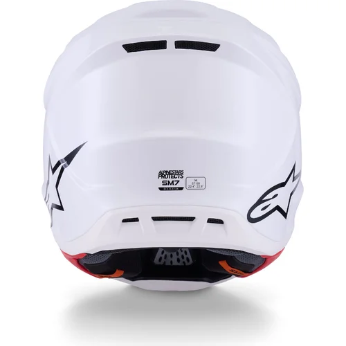 Prilba supertech S-M7 solid 8301326-2180-L (biela, veľkosť L) /ALPINESTARS/ - obr. 2