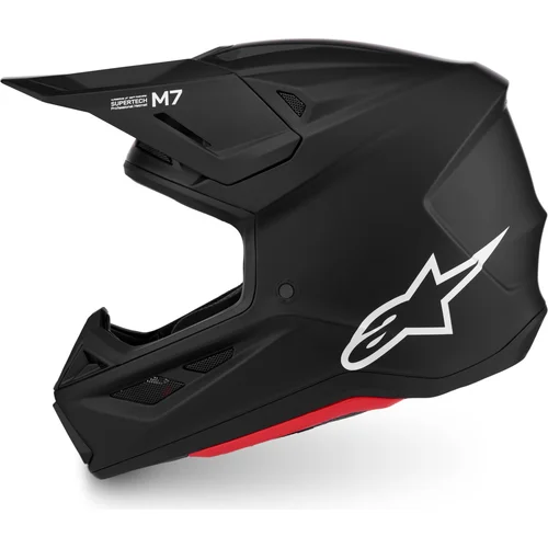 Prilba supertech S-M7 solid 8301326-110-M (čierna matná, veľkosť M) /ALPINESTARS/ - obr. 6