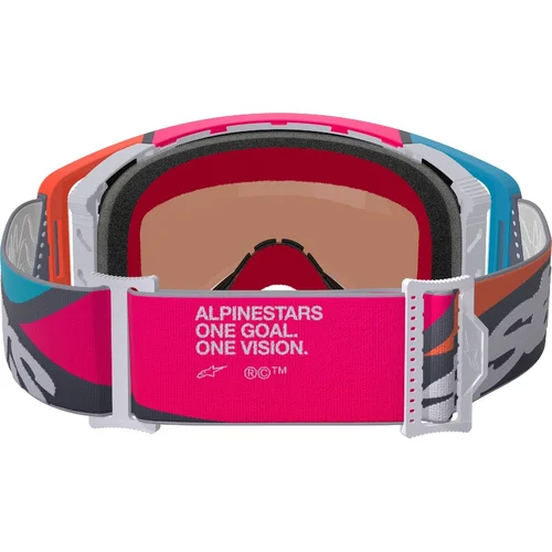 Okuliare SUPERTECH STREAM (sivá/multicolor, zrkadlové strieborné plexisklo) /ALPINESTARS/ - obr. 2