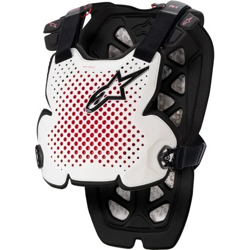 Chránič tela A-1 PRO ALPINESTARS 6700123-213-XL/2XL (biela/čierna/červená, veľkosť XL/2XL)