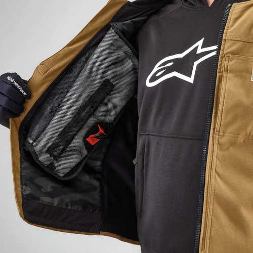 Airbagová vesta TECH-AIR®3 V2 CANVAS systém (béžová, veľkosť S) /ALPINESTARS/ - obr. 2