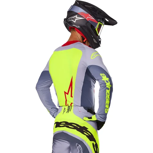 Dres TECHSTAR MELT, (červená/sivá, veľkosť L) /ALPINESTARS/ - obr. 7