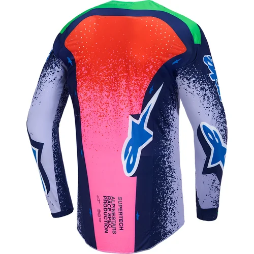 Dres SUPERTECH limitovaná edícia RECORDS, (sivá/multicolor, veľkosť M) /ALPINESTARS/ - obr. 1
