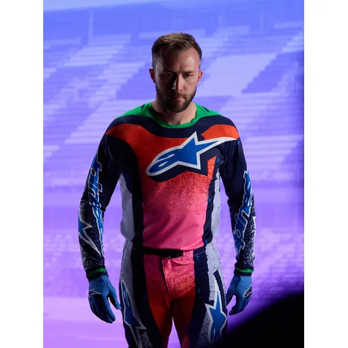 Dres SUPERTECH limitovaná edícia RECORDS, (sivá/multicolor, veľkosť M) /ALPINESTARS/ - obr. 2