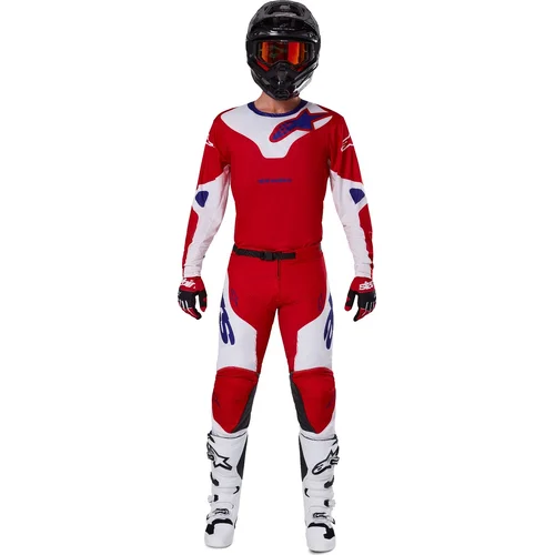 Nohavice RACER VEIL (červená/biela, veľkosť 40) /ALPINESTARS/ - obr. 2