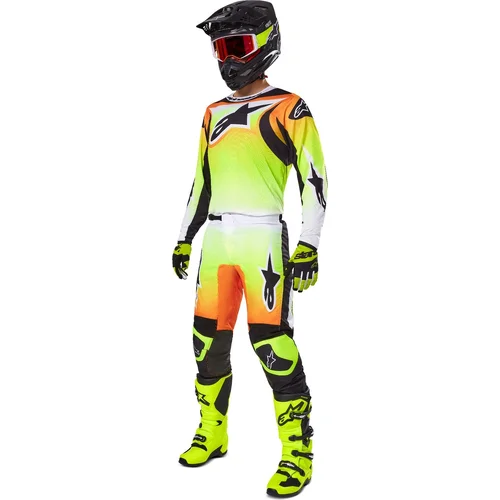 Nohavice FLUID WURX (žltá/čierna, veľkosť 38) /ALPINESTARS/ - obr. 3