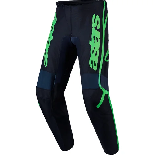 Nohavice FLUID APEX V2 ALPINESTARS 3721227-1069-28 (čierna/zelená fluo, veľkosť 28)
