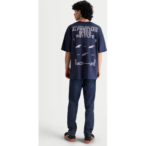Tričko institute oversized CSF 1236-72306-70-S (modrá, veľkosť S) /ALPINESTARS/ - obr. 7