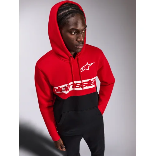 Mikina PARALLEL HOODIE (červená/čierna, veľkosť XL) /ALPINESTARS/ - obr. 8