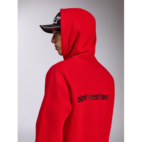 Mikina transverse hoodie (červená, veľkosť S) /ALPINESTARS/ - obr. 9