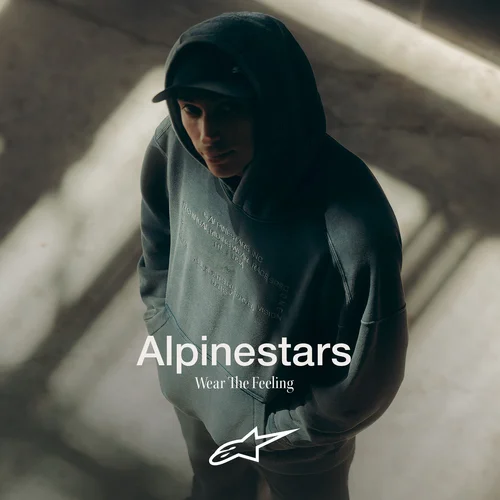 Mikina infinite washed oversized hoodie (vypraná modrá, veľkosť M) /ALPINESTARS/ - obr. 4