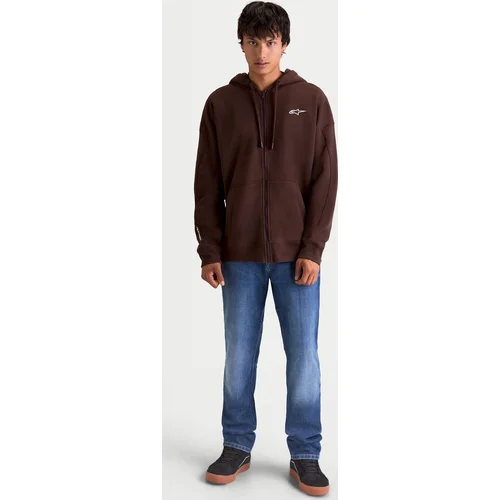 Mikina entity oversized hoodie (hnedá, veľkosť M) /ALPINESTARS/ - obr. 3