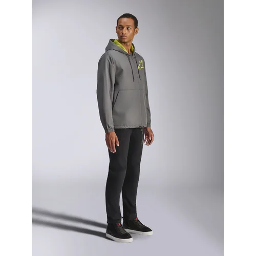 Bunda speeder chromium windbreaker (sivá/žltá fluo, veľkosť M) /ALPINESTARS/ - obr. 6