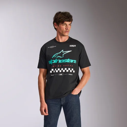 Tričko aplomb oversized CSF (čierna, veľkosť XL) /ALPINESTARS/ - obr. 3