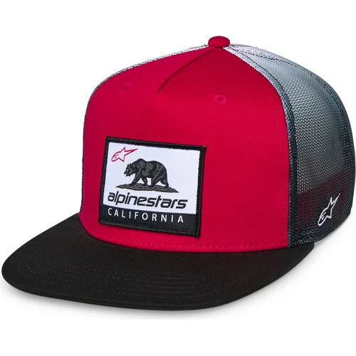 Červená/čierna/biela) ALPINESTARS 1216-81190-3112-TU šiltovka CALI GRADIENT TRUCKER
